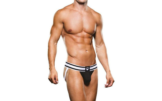 Prowler Jock Black/White - Naughty by Nature Adult Store