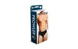 Prowler Mesh Open Back Brief Black - Lingerie