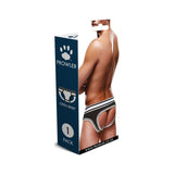 Prowler Open Back Brief Black/White - Lingerie