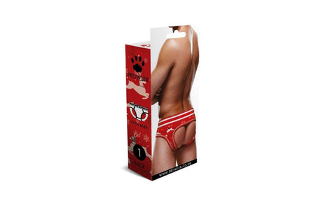 Prowler Reindeer Open Back Brief - Lingerie