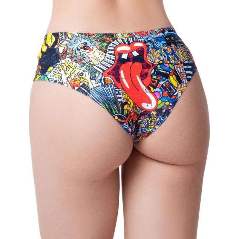 Psychotropical Trash Thong - Lingerie
