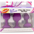 Purple Pleasures 3 Pc Silicone Anal Plugs - Naughty by Nature Adult Store