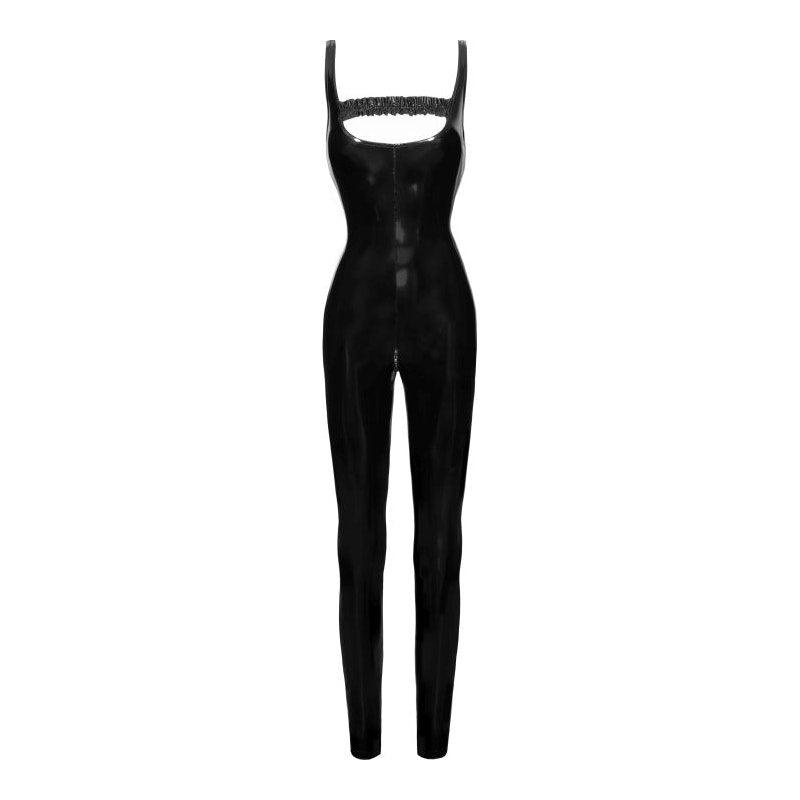 PVC Overall w 2 Way Zipper - Lingerie