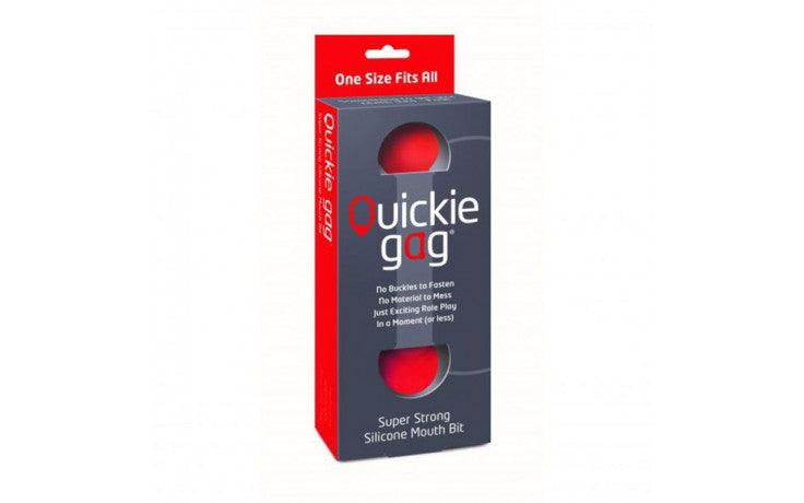 Quickie Gag Medium Ball Red - Adult Toys