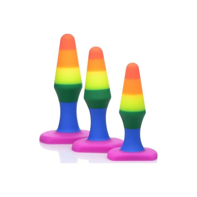 Rainbow Ready Anal Trainer Set - Naughty by Nature Adult Store