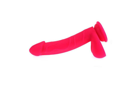 Realistic Cock w Balls Pink - Adult Toys