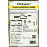 Rechargeable Booty Beads Black - Adult Toys