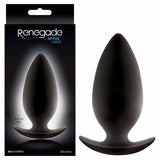 Renegade - Spades - Black 10.5 cm (4.15'') Large Butt Plug - Naughty by Nature Adult Store