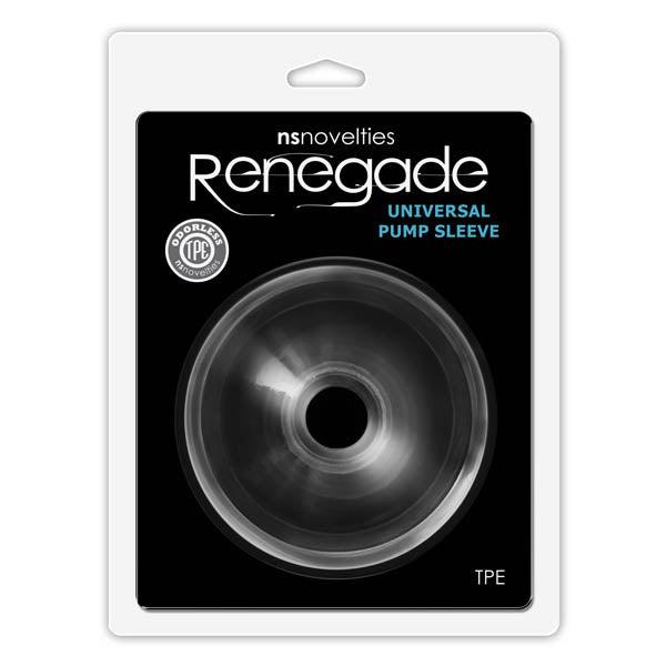 Renegade Universal Pump Sleeve - Clear Penis Pump Sleeve - Naughty by Nature Adult Store