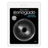 Renegade Universal Pump Sleeve - Clear Penis Pump Sleeve - Naughty by Nature Adult Store