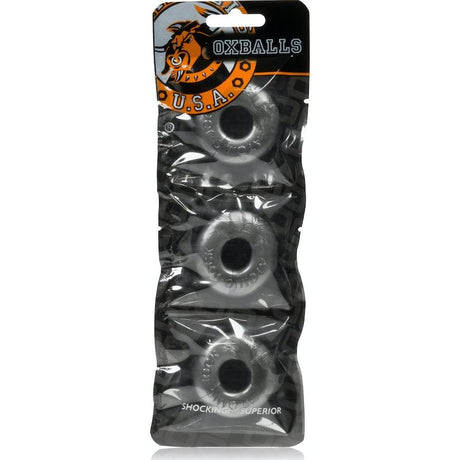 Ringer Cockring 3 Pc Steel - Adult Toys