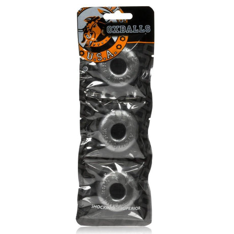 Ringer Cockring 3 Pc Steel - Adult Toys