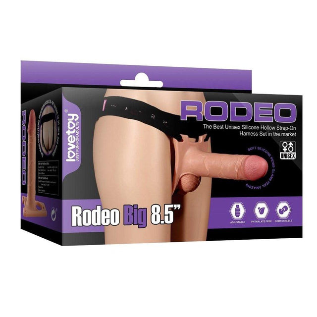 Rodeo Hollow Strap On Set 8.5in - Naughty by Nature Adult Store