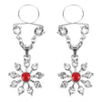 Ruby and Diamond Star Nipple Jewellery - Lingerie