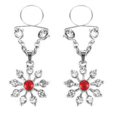 Ruby and Diamond Star Nipple Jewellery - Lingerie