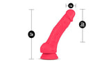 Ruse Hypnotize Cerise Dildo - Adult Toys