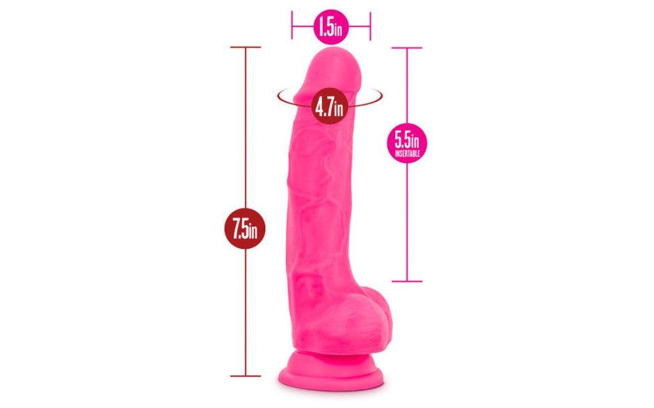 Ruse Hypnotize Hot Pink Dildo - Adult Toys