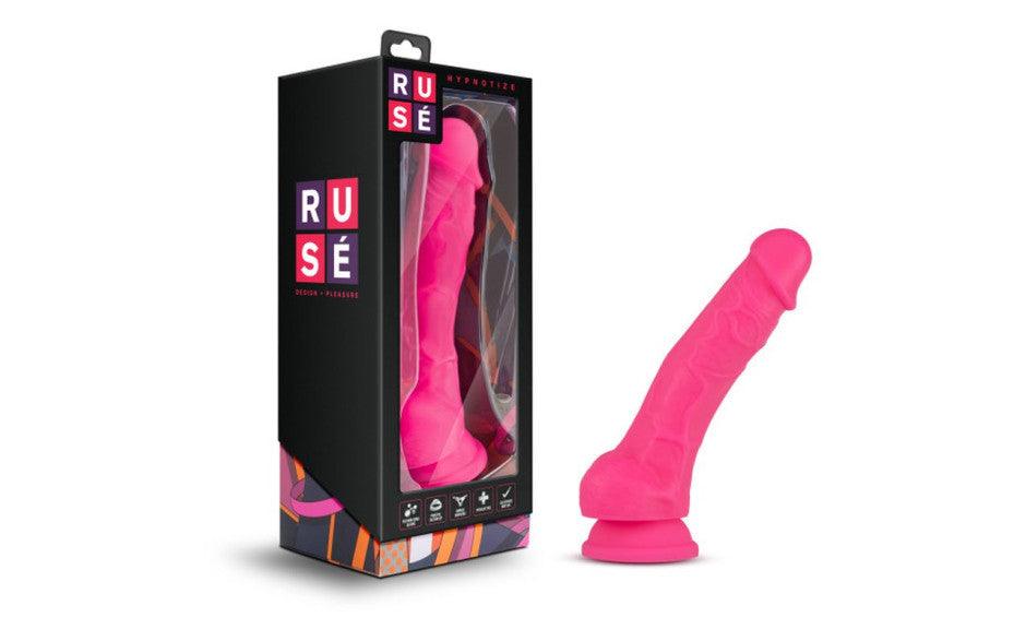 Ruse Hypnotize Hot Pink Dildo - Adult Toys