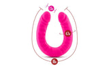 Ruse Silicone Slim 18in Hot Pink Double Dong - Adult Toys
