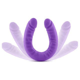 Ruse Silicone Slim 18in Purple Double Dong - Adult Toys