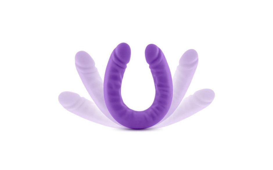 Ruse Silicone Slim 18in Purple Double Dong - Naughty by Nature Adult Store