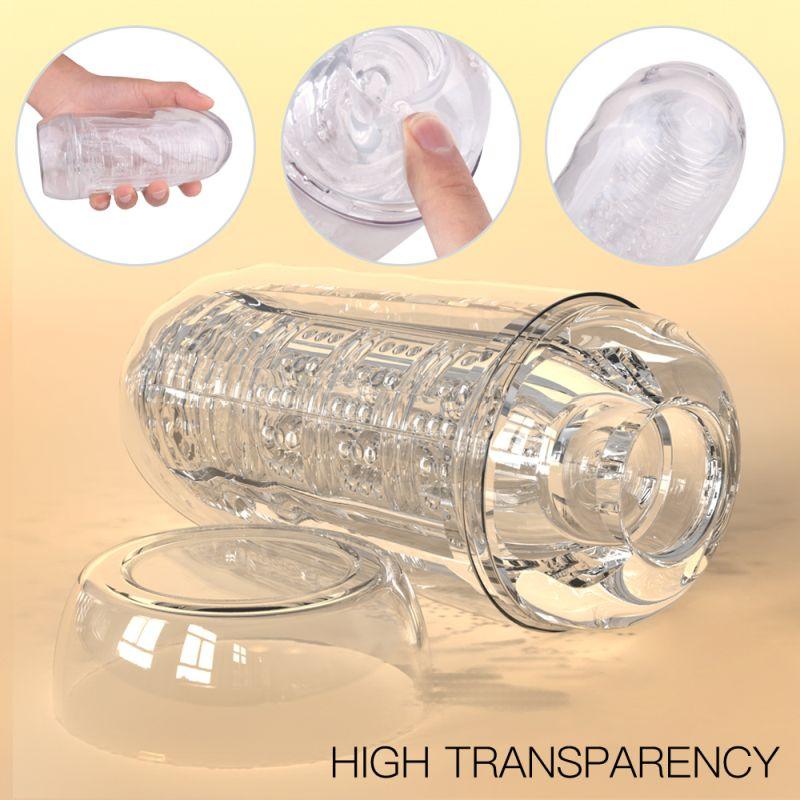 S - Hande Elite Space Capsule Male Masturbator – Ergonomic TPE Stroker - Adult Toys