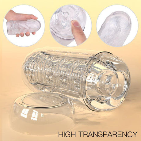 S - Hande Elite Space Capsule Male Masturbator – Ergonomic TPE Stroker - Adult Toys