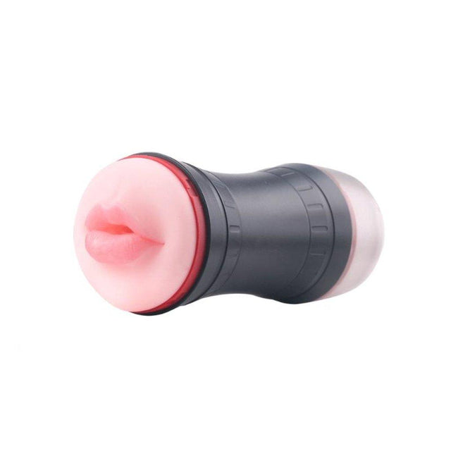S - Hande Polaris Dual End Masturbator – Realistic TPE Ribbed Sleeve - Adult Toys