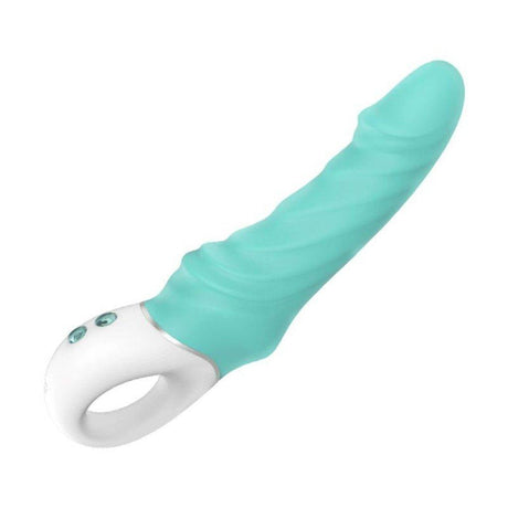 S - Hande Tornado G - Spot Vibrator – Teal Waterproof Silicone Toy - Adult Toys