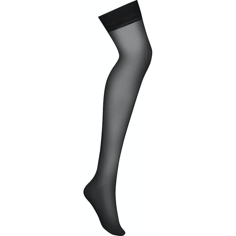 S800 Sheer Stockings Black - Lingerie