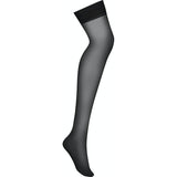 S800 Sheer Stockings Black - Lingerie