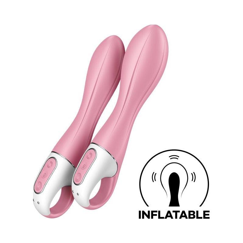 Satisfyer Air Pump Vibrator 2 Light Red - Naughty by Nature Adult Store