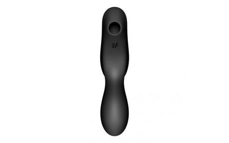 Satisfyer Curvy Trinity 2 Insertable Air Pulse Vibrator Black - Naughty by Nature Adult Store