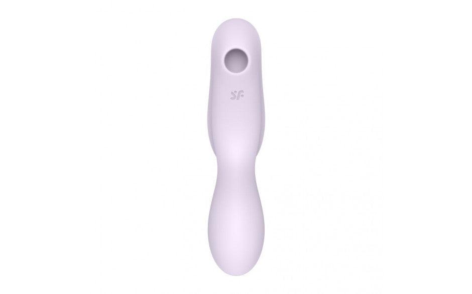 Satisfyer Curvy Trinity 2 Insertable Air Pulse Vibrator Violet - Naughty by Nature Adult Store