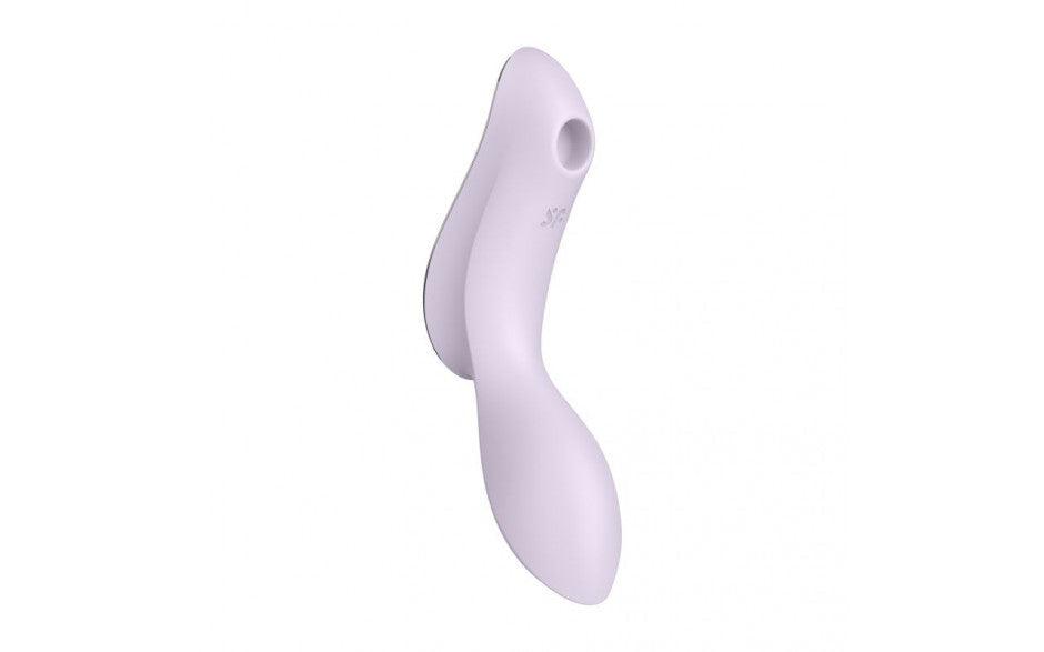 Satisfyer Curvy Trinity 2 Insertable Air Pulse Vibrator Violet - Naughty by Nature Adult Store