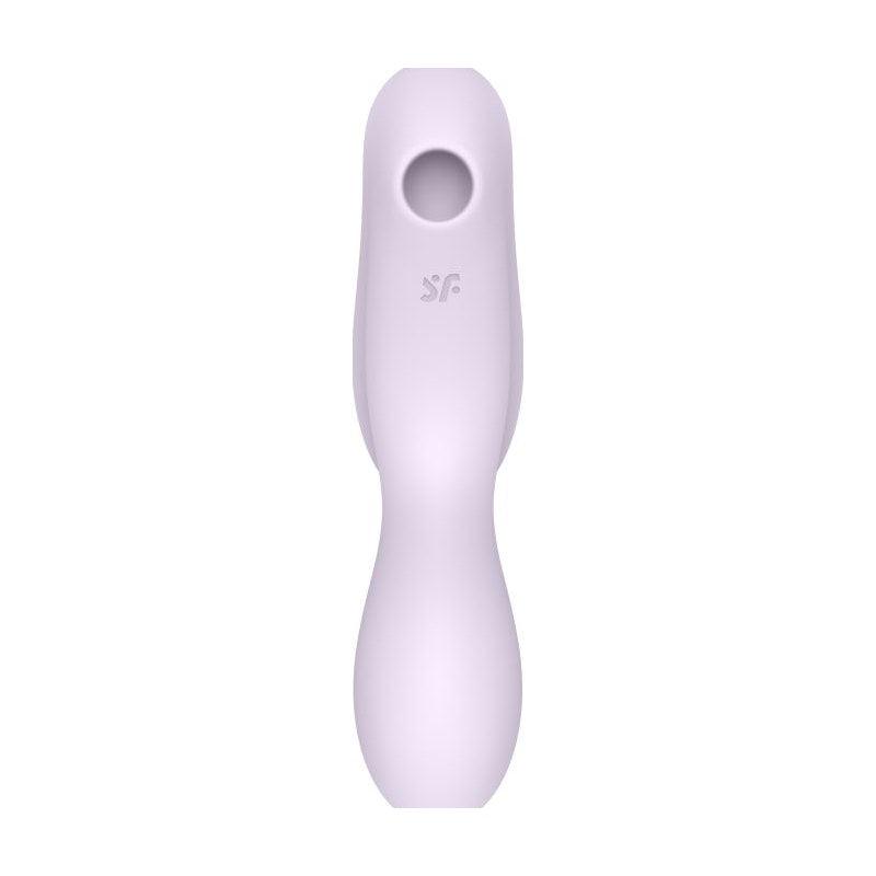 Satisfyer Curvy Trinity 2 Insertable Air Pulse Vibrator Violet - Naughty by Nature Adult Store