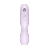 Satisfyer Curvy Trinity 2 Insertable Air Pulse Vibrator Violet - Naughty by Nature Adult Store