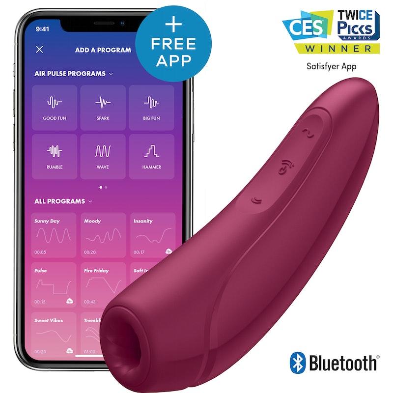 Satisfyer Curvy1+ Rose Red - Adult Toys