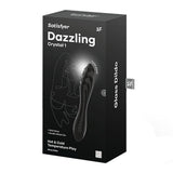 Satisfyer Dazzling Crystal 1 - Black - GLASS TOYS - PREMIUM
