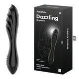 Satisfyer Dazzling Crystal 1 - Black - Naughty by Nature Adult Store