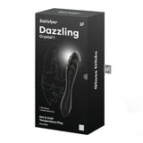 Satisfyer Dazzling Crystal 1 - Black - Naughty by Nature Adult Store