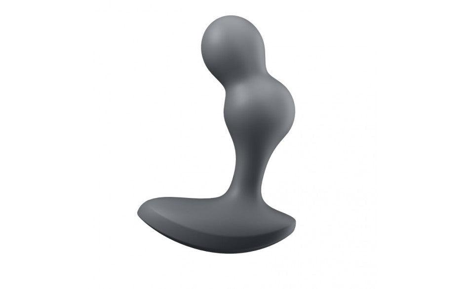 Satisfyer Deep Diver Vibrating Connect App Anal Plug Grey - Adult Toys