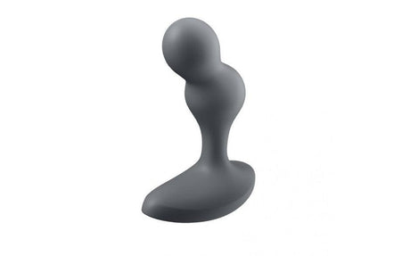 Satisfyer Deep Diver Vibrating Connect App Anal Plug Grey - Naughty by Nature Adult Store