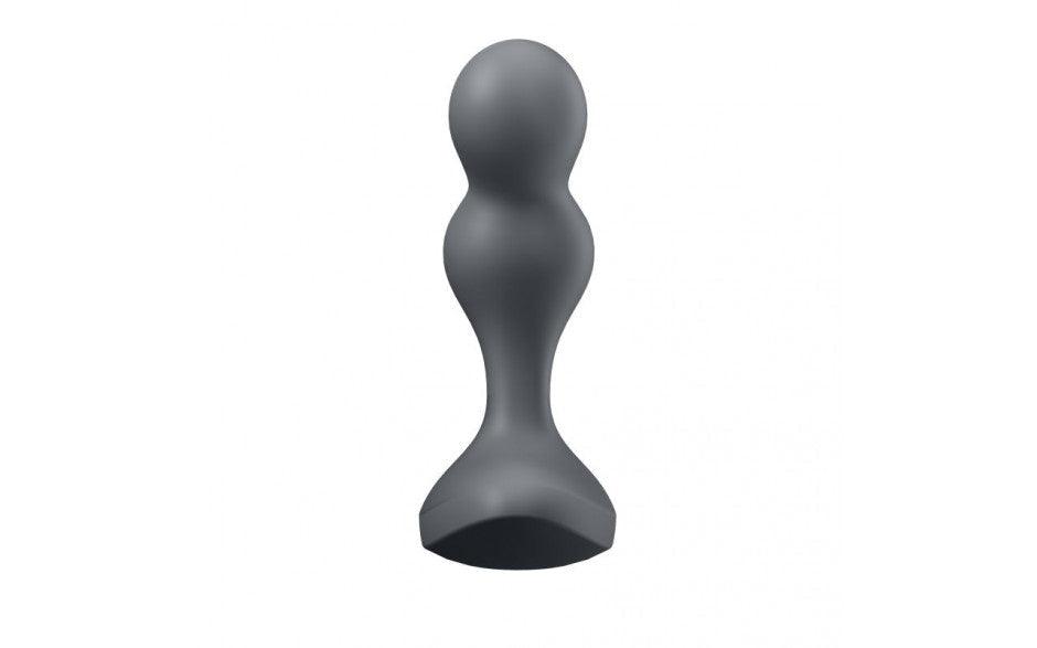 Satisfyer Deep Diver Vibrating Connect App Anal Plug Grey - Naughty by Nature Adult Store