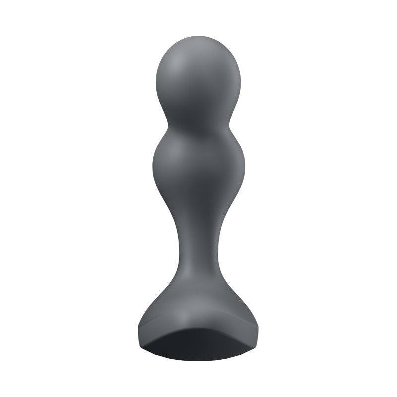 Satisfyer Deep Diver Vibrating Connect App Anal Plug Grey - Naughty by Nature Adult Store