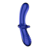 Satisfyer Double Crystal - Blue - GLASS TOYS - PREMIUM