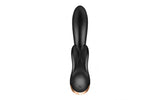 Satisfyer Double Flex App Rabbit Vibrator Black - Naughty by Nature Adult Store