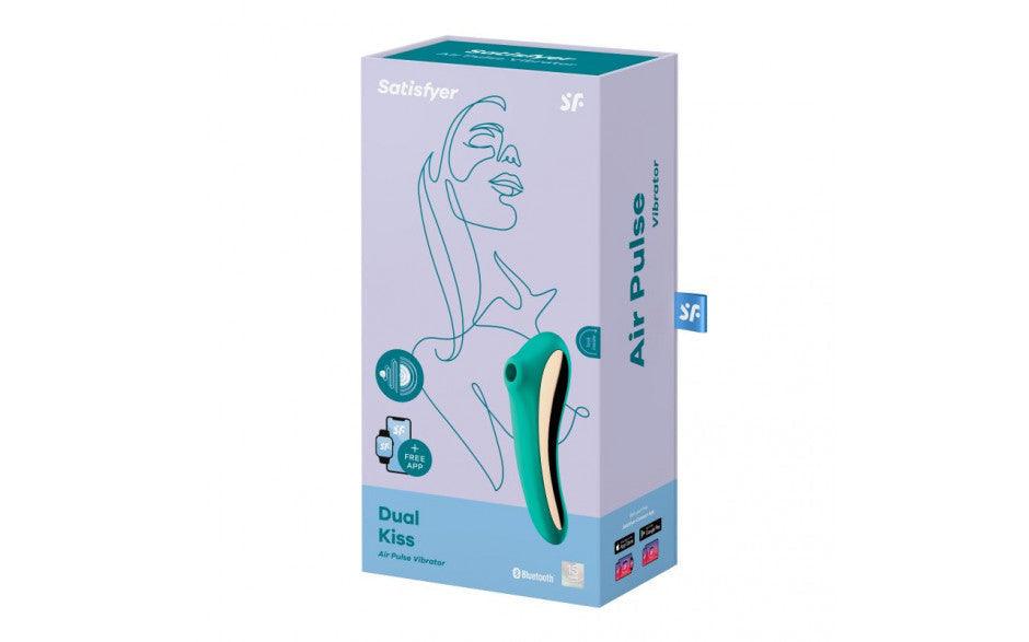 Satisfyer Dual Kiss Green - Adult Toys
