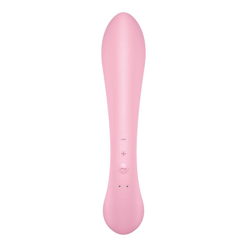 Satisfyer Embrace Me - Pink USB Rechargeable Rabbit Vibrator - Naughty by Nature Adult Store