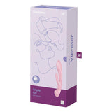 Satisfyer Embrace Me - Pink USB Rechargeable Rabbit Vibrator - Naughty by Nature Adult Store